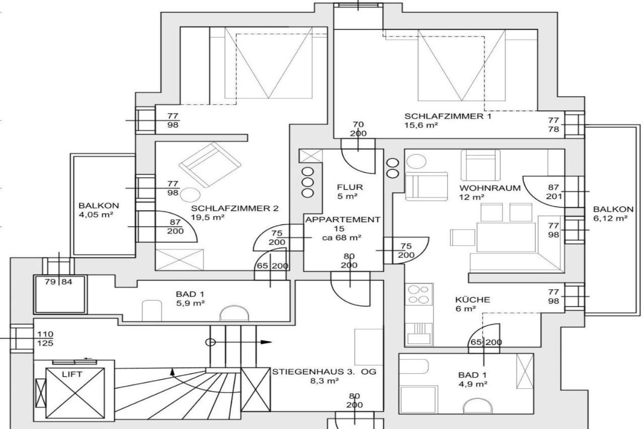 Pension Appartements Gabriele Bad Gastein Kültér fotó